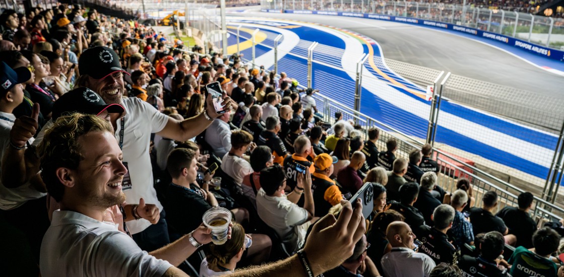 Singapore Grand Prix night-race atmosphere